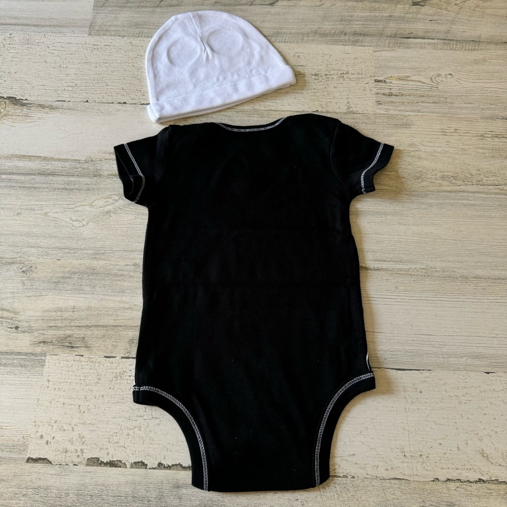 NEW Disney Nightmare Before Christmas Jack Skellington Baby Cosplay Bodysuit Hat - Picture 3 of 11